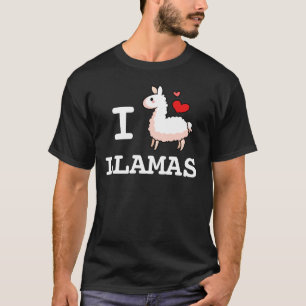 T-shirt I lamas de lama