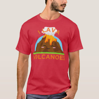 T-shirt I Lava Volcanoes Géologues graphique Minéralogie C