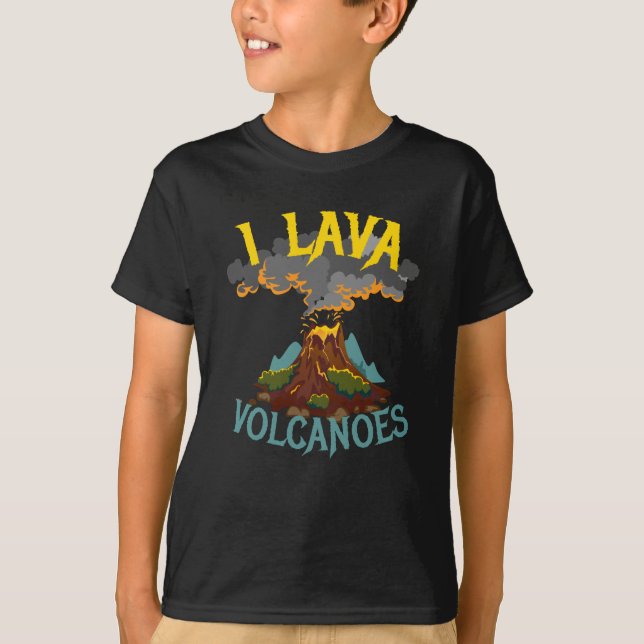 T-shirt I Lava Volcanoes Volcano Geologist (Devant)