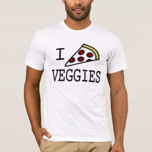 T-shirt I légume de pizza