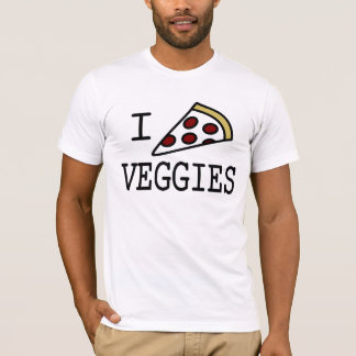 T-shirt I légume de pizza
