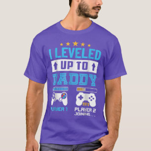 T-shirt I Leveled Up To Daddy 2023 Funny Soon To Be Dad 20