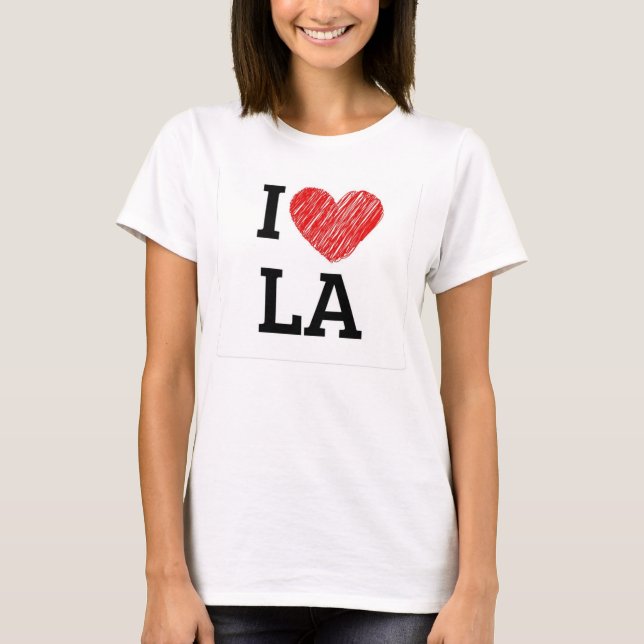 T-Shirt "I Liebe LA" (Vorderseite)