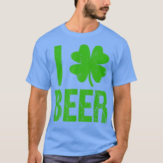 T-shirt I Loer Beer Four Leaf Clover St