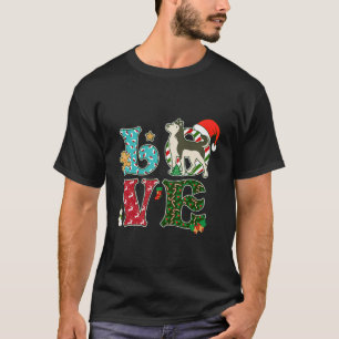T-shirt I Log Chien Sibérie Husky Noël