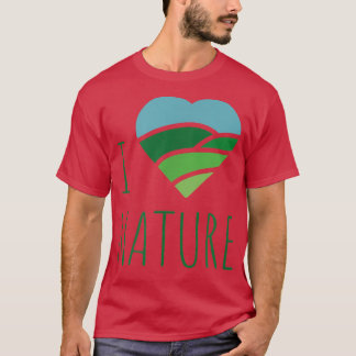 T-shirt I Lote Nature T Cute Nature Lover Cadeau