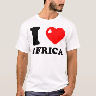 T-SHIRT I LOVE AFRICA 3D