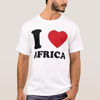 T-SHIRT I LOVE AFRICA 3D