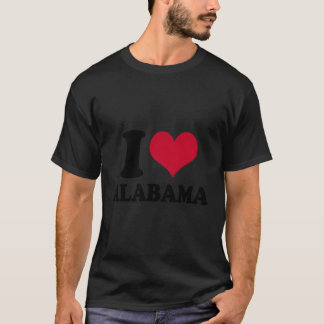 T-shirt I Love Alabama Al