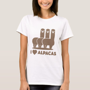T-shirt I Love Alpacas