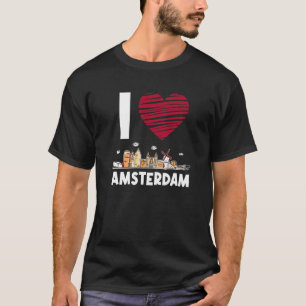 T-shirt I Love Amsterdam