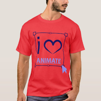 T-shirt I Love Animate
