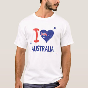 T-shirt I LOVE AUSTRALIA Happy Australia Day 26 janvier