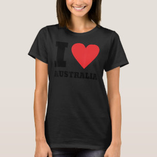 T-shirt I Love Australia I Heart Australia Family Travel A