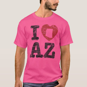 T-shirt I Love Az Arizona Grand Canyon State Outdoors Acti