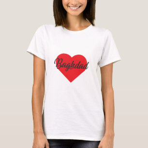 T-shirt I Love Baghdad - Irak