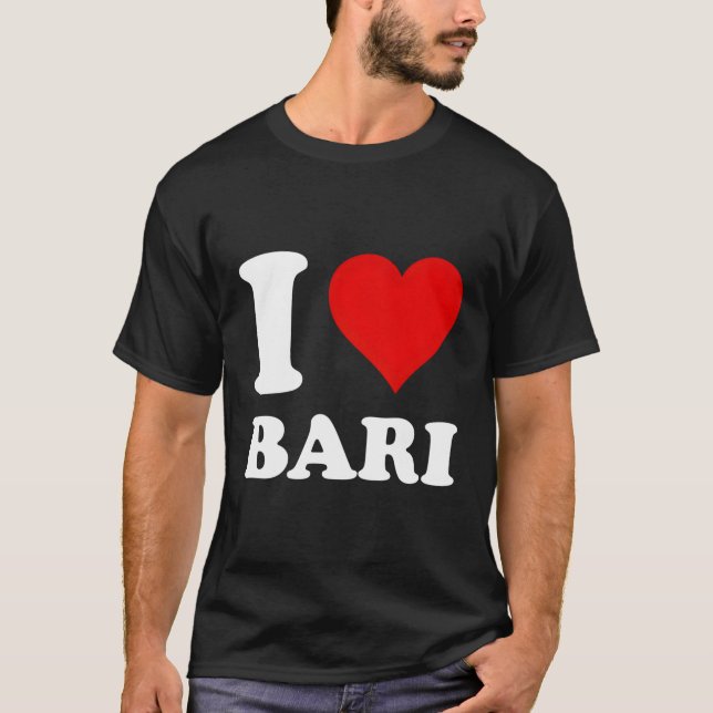 T-shirt I Love Bari (Devant)