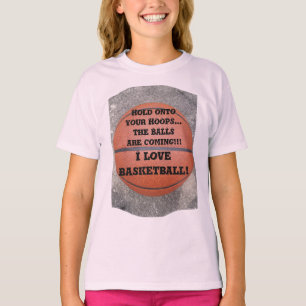 T-shirt I Love Basketball Humour