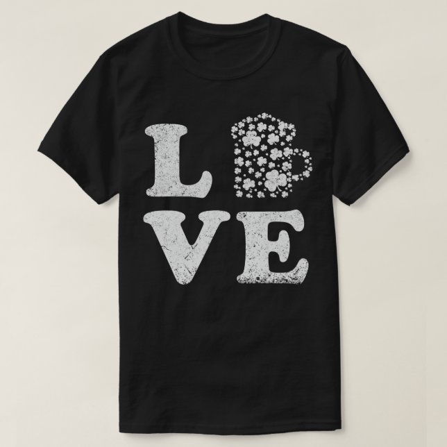 T-shirt I Love Beer St (Design devant)