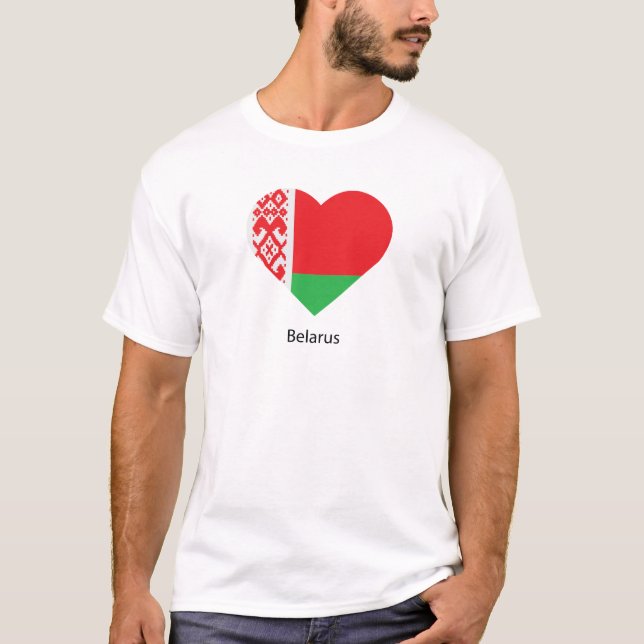 T-shirt I Love Belarus (Devant)