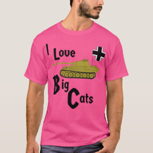T-shirt I Love Big Cats Panther