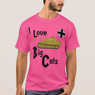 T-shirt I Love Big Cats Panther