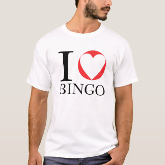 T-shirt I Love Bingo | Funny Bingo Lover Funny Bingo