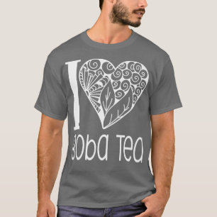 T-shirt I Love Boba Tea for Bubble Tea Lovers Premium