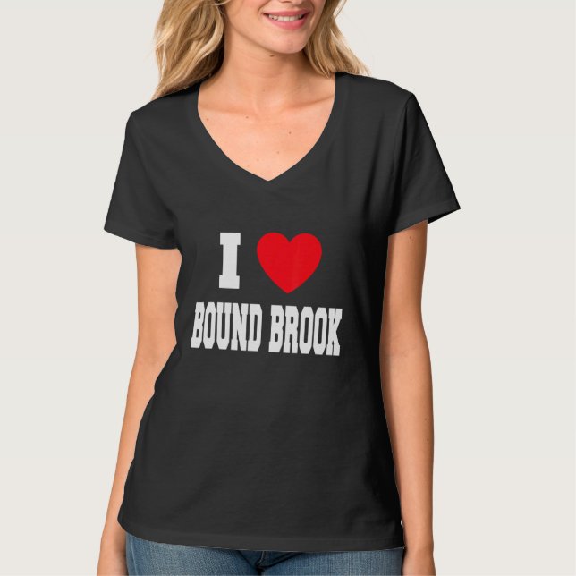 T-shirt I Love Bound Brook (Devant)