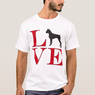 T-shirt I Love Boxers - Tee de couleur claire