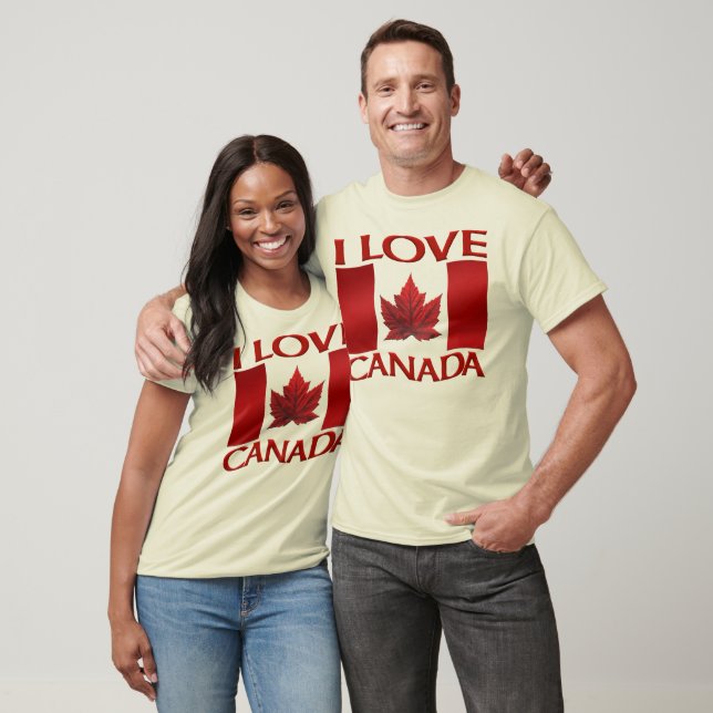 T-shirt I Love Canada Débardeur Canada Souvenir Chemise Ho (Unisexe)