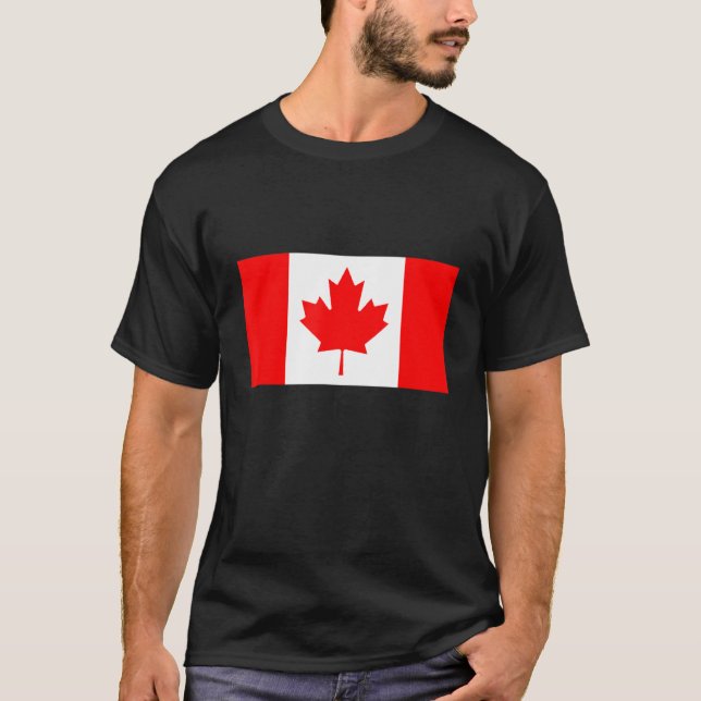 T-shirt I Love Canada Enjoy Canada Drapeau Graphique Cool  (Devant)