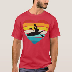 T-shirt I Love Canoe Polo Sports nautiques Paddle