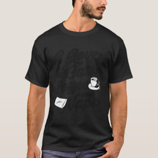 T-shirt I Love Cats Café Et Naps Drôle Sarcastique Branché