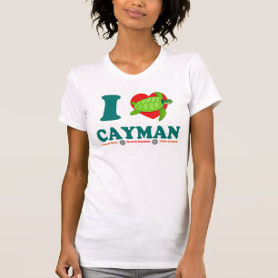 T-shirt I Love Cayman Unique Women's Bella Canvas