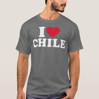 T-shirt I love Chile