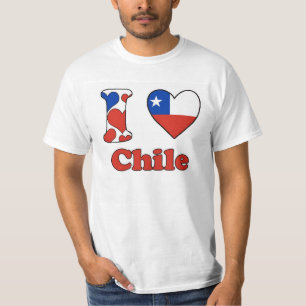 T-shirt I love Chile