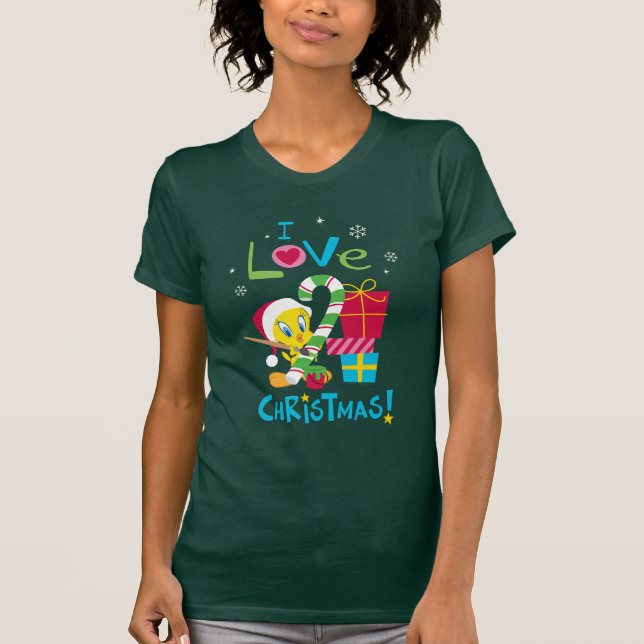 T-shirt I Love Christmas - TWEETY™ (Devant)