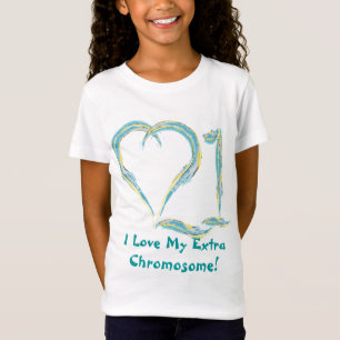 T-Shirt I Love Chromosome 21