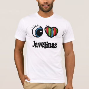 T-shirt I Love (Coeur) Javelinas