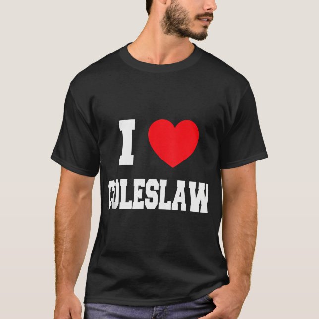 T-shirt I Love Coleslaw (Devant)