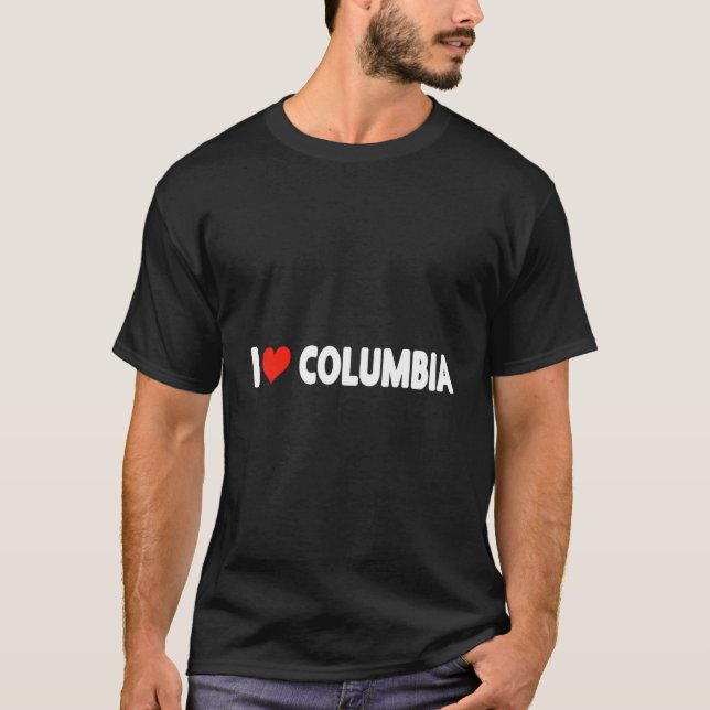 T-shirt I Love Columbia Missouri- Voyage Coeur Vacati (Devant)