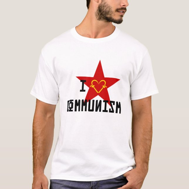 T-shirt I Love Communism (Devant)