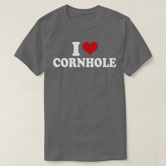 T-shirt I Love Cornhole1 (Design devant)