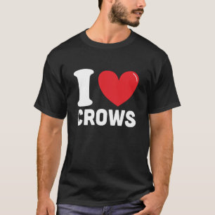 T-shirt I Love Corws, Best crow lover cadeau
