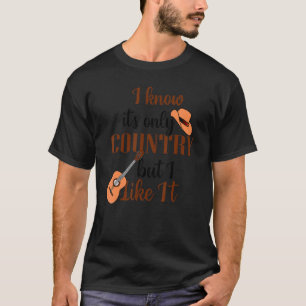T-shirt I Love Country Music