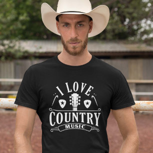 T-shirt I Love Country Music