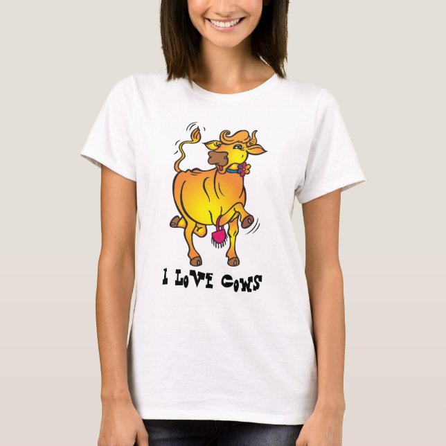 T-shirt I Love Cows (Devant)