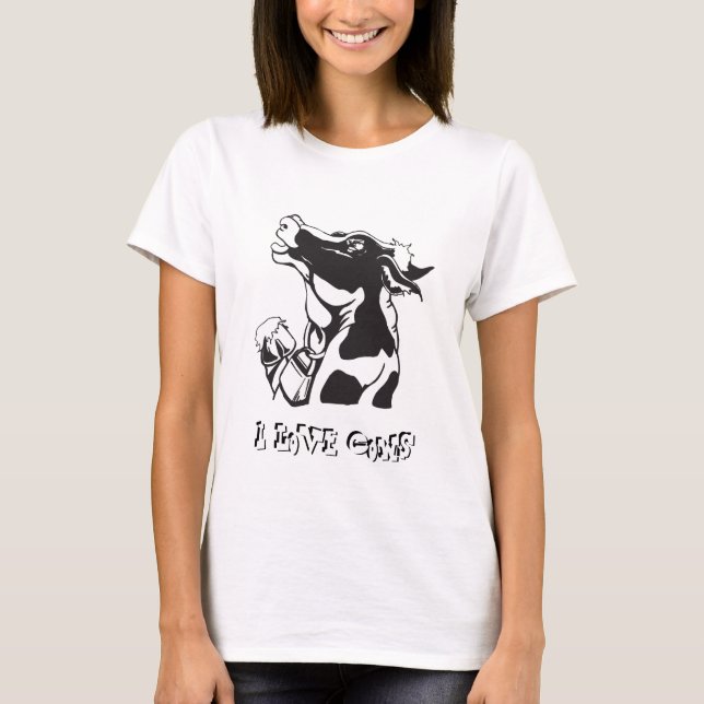 T-shirt I Love Cows (Devant)