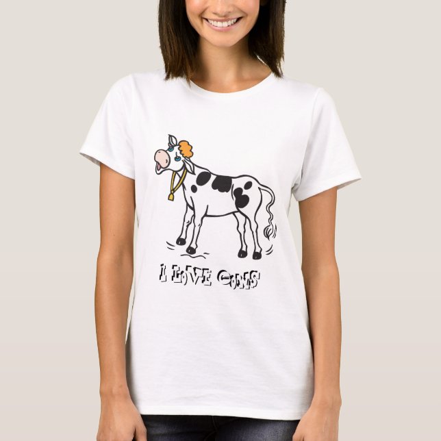 T-shirt I Love Cows (Devant)